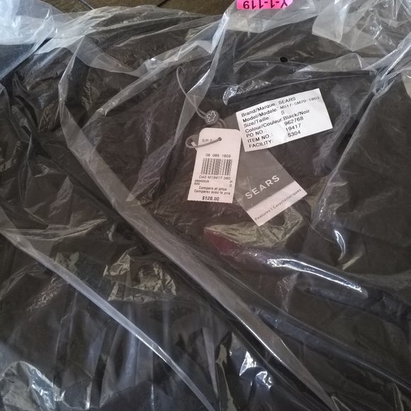 Sears Men's Ultra Light Down Jacket Blue Or Black Sz Small - Picture 4 of 10